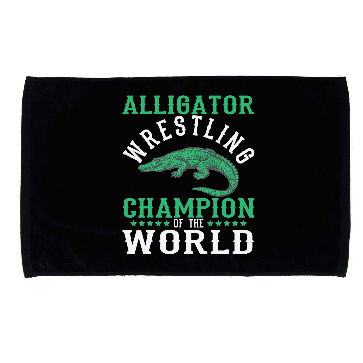 Alligator Wrestling Gator Wrestling Alligator Wrestler   Microfiber Hand Towel