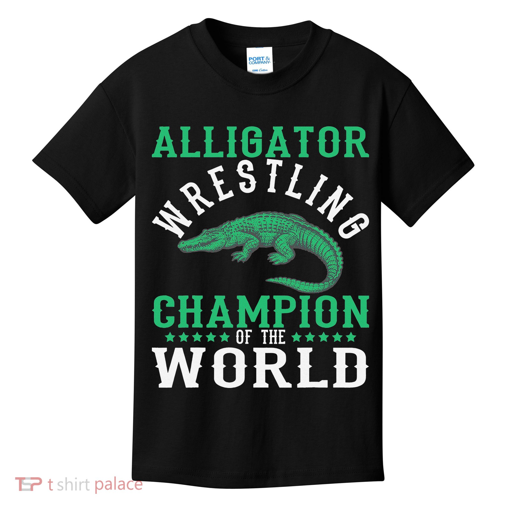 Alligator Wrestling Gator Wrestling Alligator Wrestler   Kids T-Shirt
