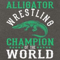 Alligator Wrestling Gator Wrestling Alligator Wrestler   Cotton Canvas Backpack