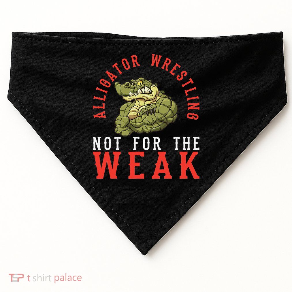 Alligator Wrestling Gator Wrestling Alligator Wrestler  USA-Made Doggie Bandana