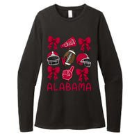 Alabama Women Girl Sister Niece Coquette Bow Womens CVC Long Sleeve Shirt