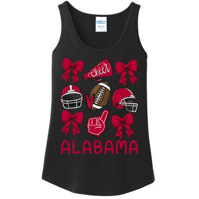 Alabama Women Girl Sister Niece Coquette Bow Ladies Essential Tank