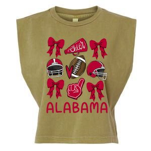 Alabama Women Girl Sister Niece Coquette Bow Garment-Dyed Women's Muscle Tee