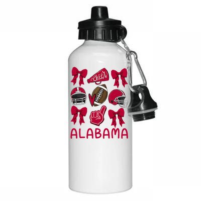 Alabama Women Girl Sister Niece Coquette Bow Aluminum Water Bottle