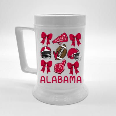 Alabama Women Girl Sister Niece Coquette Bow Beer Stein