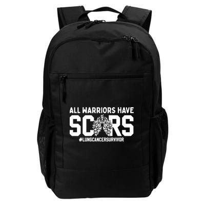 All Warriors Have Scars Lung Cancer Survivor Gift Backpack