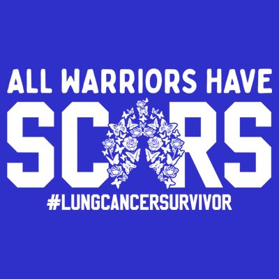 All Warriors Have Scars Lung Cancer Survivor Gift T-Shirt