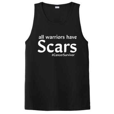 All Warriors Have Scars #CancerSurvivor PosiCharge Competitor Tank