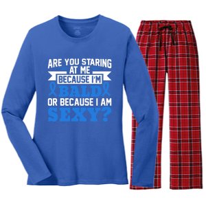 Alopecia Warrior Hair Loss Gift Women's Long Sleeve Flannel Pajama Set 