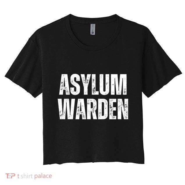 Asylum Warden Halloween Costume Crop Top