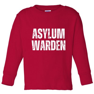 Asylum Warden Halloween Costume Toddler Long Sleeve Shirt