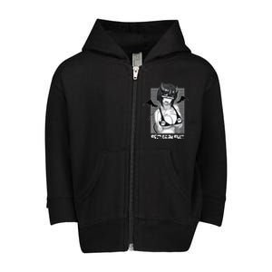 Anime Waifu Hentai Anime Lover Anime Girl Japanese Aesthetic Toddler Zip Fleece Hoodie