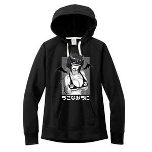 Anime Waifu Hentai Anime Lover Anime Girl Japanese Aesthetic Women's Fleece Hoodie