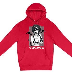 Anime Waifu Hentai Anime Lover Anime Girl Japanese Aesthetic Premium Pullover Hoodie