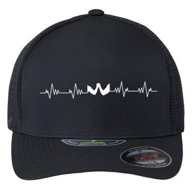 Arm Wrestling Heartbeat Flexfit Unipanel Trucker Cap