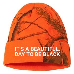 A’Ja Wilson It’S A Beautiful Day To Be Black Kati Licensed 12" Camo Beanie