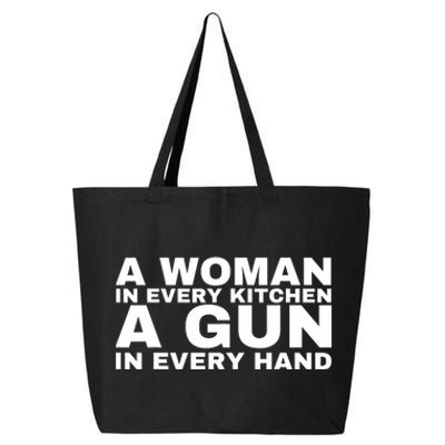 A Woman In Every Kitchen A Gun In Every Hand 25L Jumbo Tote