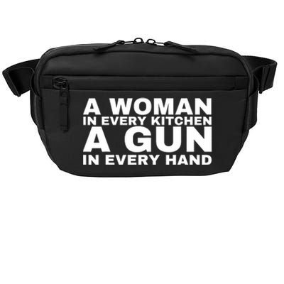 A Woman In Every Kitchen A Gun In Every Hand Crossbody Pack