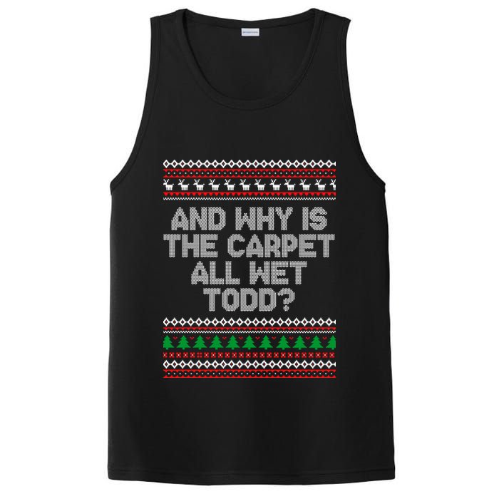 And Why Is The Carpet All Wet Todd? Ugly Christmas PosiCharge Competitor Tank