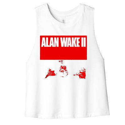 Alan Wake Ii Women's Racerback Cropped Tank