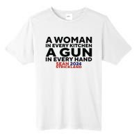 A Woman In Every Kitchen A Gun In Every Hand Sean 2024 Strickland Tall Fusion ChromaSoft Performance T-Shirt