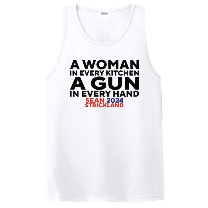 A Woman In Every Kitchen A Gun In Every Hand Sean 2024 Strickland PosiCharge Competitor Tank