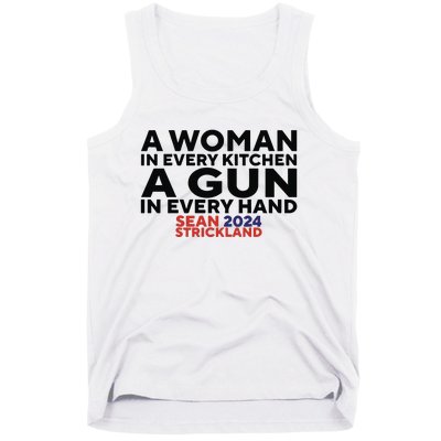 A Woman In Every Kitchen A Gun In Every Hand Sean 2024 Strickland Tank Top