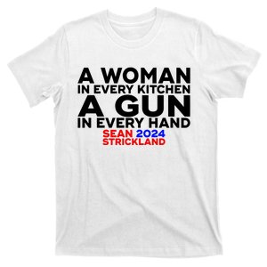 A Woman In Every Kitchen A Gun In Every Hand T-Shirt