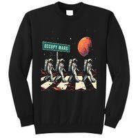 Astronauts Walking In Space Occupy Mars Sweatshirt