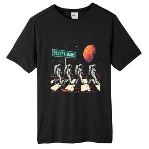 Astronauts Walking In Space Occupy Mars Tall Fusion ChromaSoft Performance T-Shirt