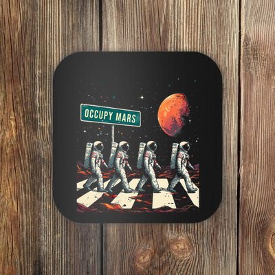 Astronauts Walking In Space Occupy Mars Coaster