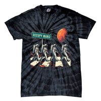 Astronauts Walking In Space Occupy Mars Tie-Dye T-Shirt