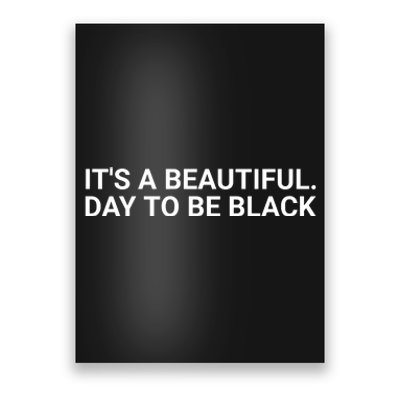 A’Ja Wilson It’S A Beautiful Day To Be Black Poster