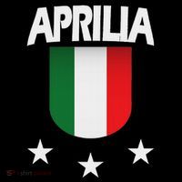 Aprilia With Italian Flag And 3 White Stars Impact Tech Backpack