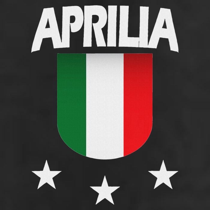 Aprilia With Italian Flag And 3 White Stars Adult Drive Performance Visor