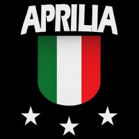 Aprilia With Italian Flag And 3 White Stars Zip Tote Bag
