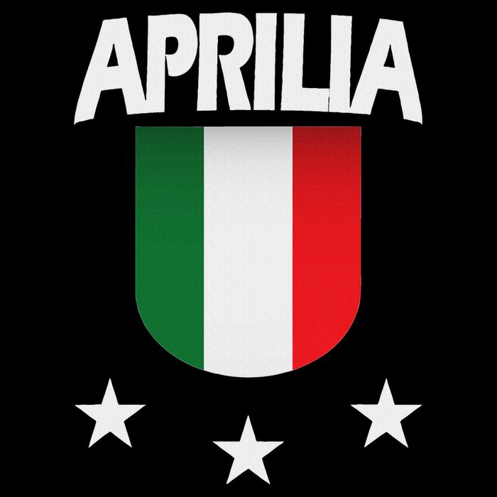 Aprilia With Italian Flag And 3 White Stars Zip Tote Bag