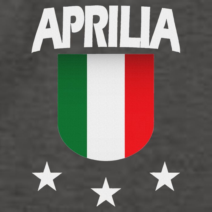 Aprilia With Italian Flag And 3 White Stars Vector Backpack