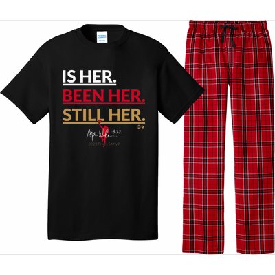 AJa Wilson Is Her. Been Her. Still Her Vegas Basketball Pajama Set