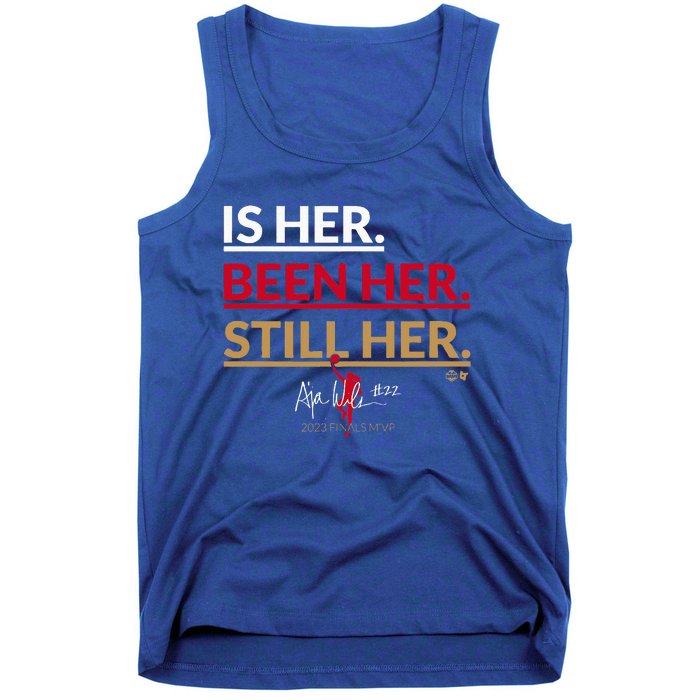 AJa Wilson Is Her. Been Her. Still Her Vegas Basketball Tank Top