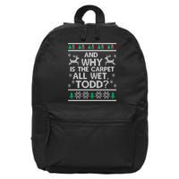And why is the carpet all wet Todd 16 in Basic Backpack