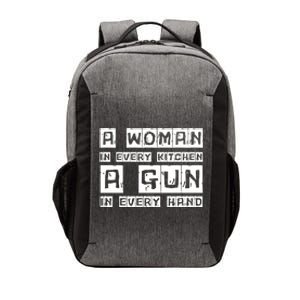 A Woman In Every Kitchen A Gun In Every Hand Vector Backpack