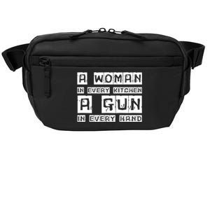 A Woman In Every Kitchen A Gun In Every Hand Crossbody Pack