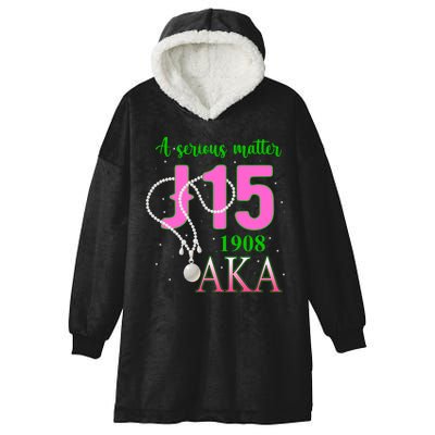 AKA Women J15 Founder's Day 1908 Pearl Hooded Wearable Blanket