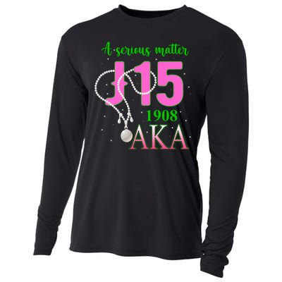 AKA Women J15 Founder's Day 1908 Pearl Cooling Performance Long Sleeve Crew