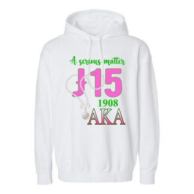 AKA Women J15 Founder's Day 1908 Pearl Garment-Dyed Fleece Hoodie