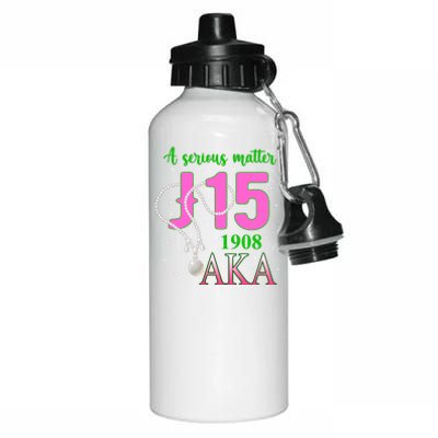 AKA Women J15 Founder's Day 1908 Pearl Aluminum Water Bottle