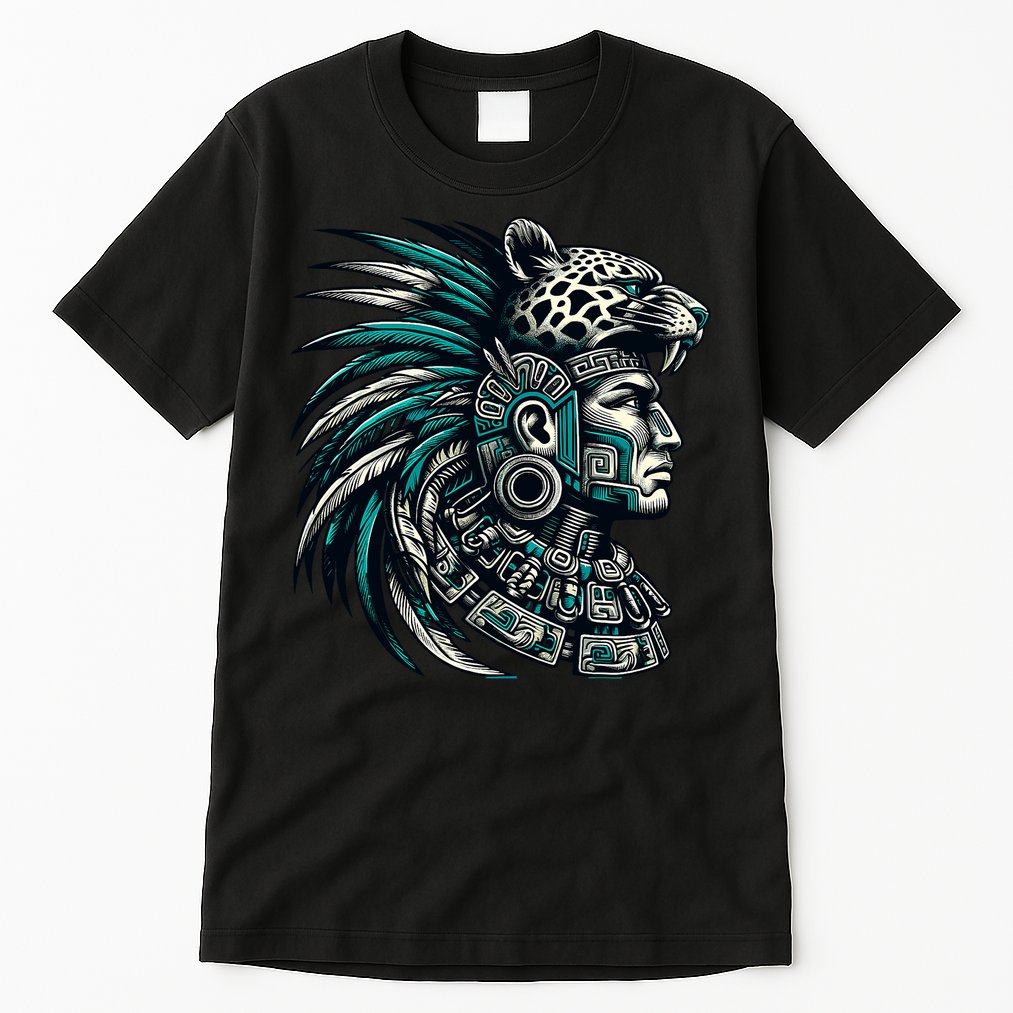 Aztec Warrior Jaguar Tall T-Shirt
