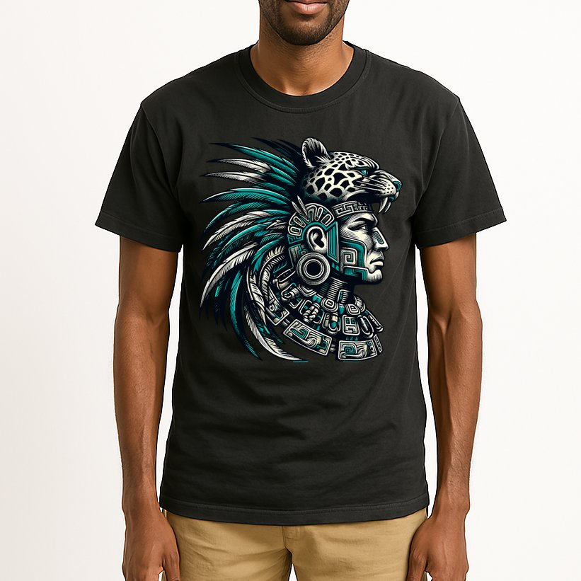 Aztec Warrior Jaguar Tall T-Shirt