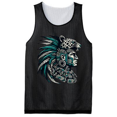 Aztec Warrior Jaguar Mesh Reversible Basketball Jersey Tank
